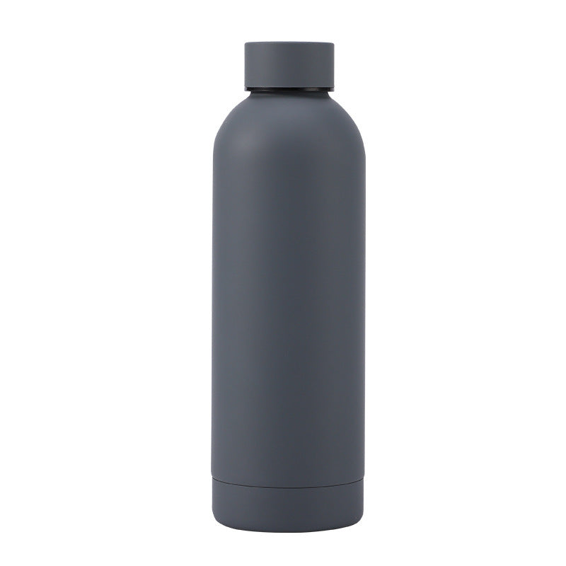 new arrival 304 stainless steel thermos cup large capacity double-layer vacuum small mouth bottle portable car sports water cup