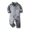 kids pajamas boys and girls long sleevesnew arrival imitation tencel shirt pants spring autumkids home wear suit