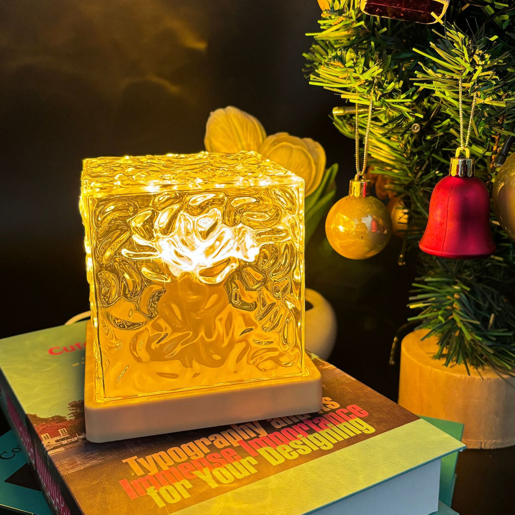 Water ripple night light starry sky top ambient light bedroom indoor Internet celebrity night light bedside light premium ambient light