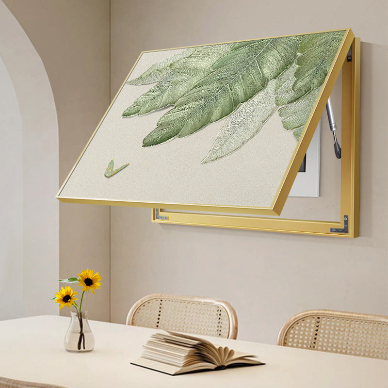 Nordic wind meter box decorative painting Internet celebrity advanced inductor switch box cover hanging painting distribution box weak electric box cover ugly