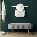 Clothing store shoe trying stool, fitting room, shopping mall rest stool, shoe changing stool, long bed end stool, for home doorway bench