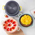 new silicone air fryer baking pan cake mold - high temperature resistant, easy release, round shape, home baking tool