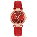 Korean ins style retro heart watch women's niche simple easiest for match mini elegant student artsy trendy women's watch