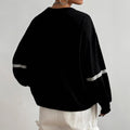 In-stock - 73093#  cross-border women's fashion european & american style ins trendy crewneck printed long sleeve sweatshirt