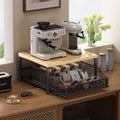 Countertop coffee machine cup microwave oven rack tea bag tea bar water dispenser desktop storage rack water cup storage