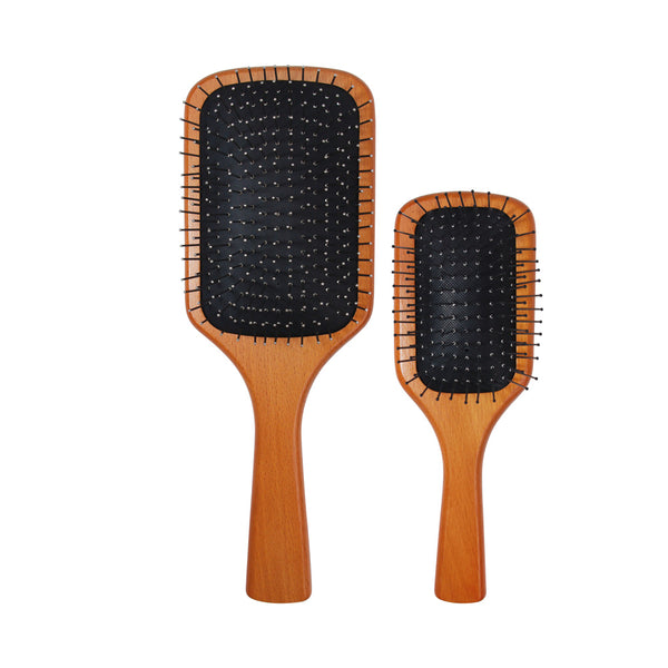 Cross-border manufacturers Solid wood air cushion comb Steel needle massage comb Shunfa large plate airbag comb Hair comb wholesale