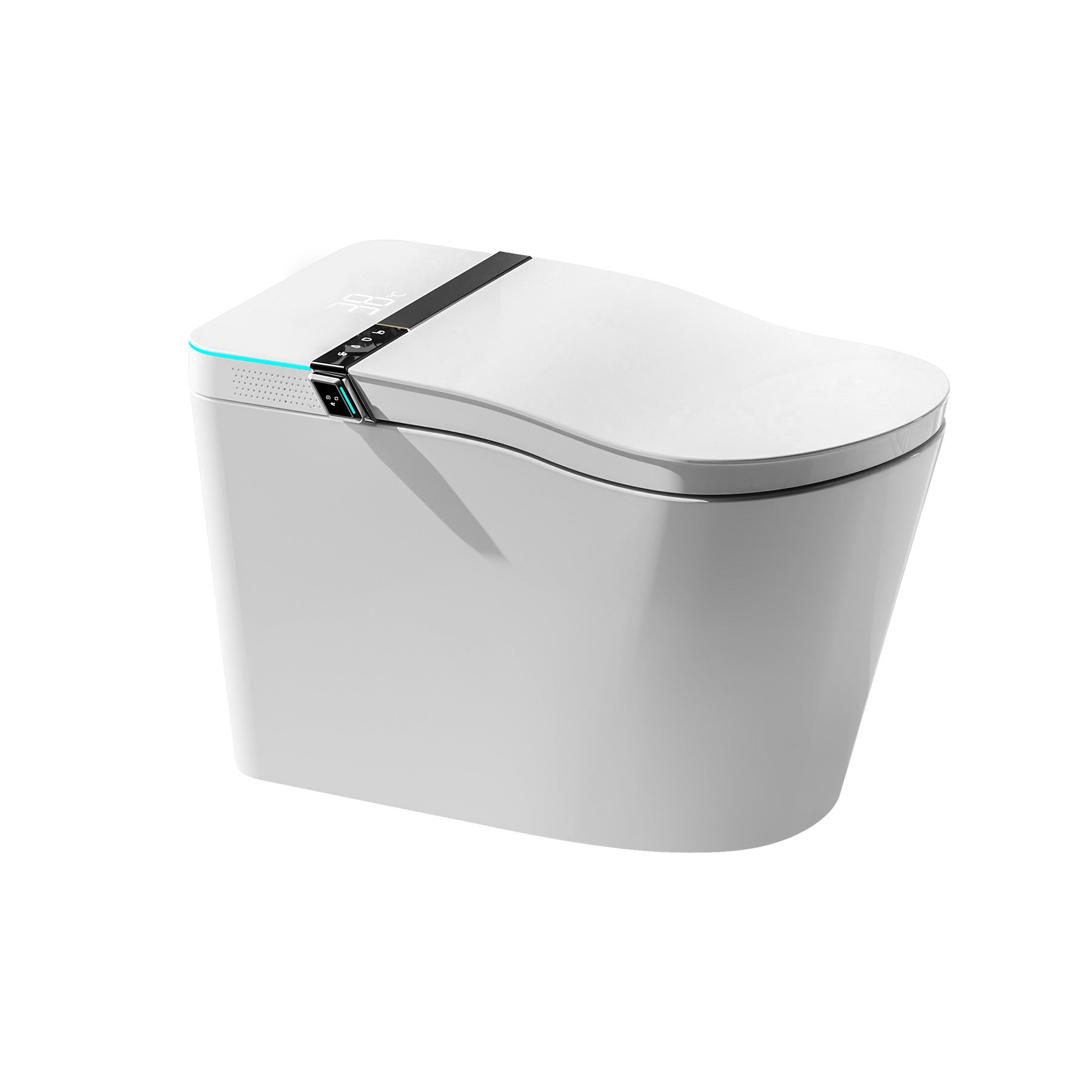Smart toilet Modern simple integrated household automatic induction instant heat flip flush siphon toilet