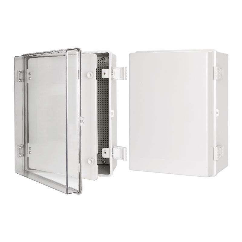 Outdoor plastic waterproof distribution box, hinge buckle waterproof distribution box, transparent foundation box, rainproof junction box