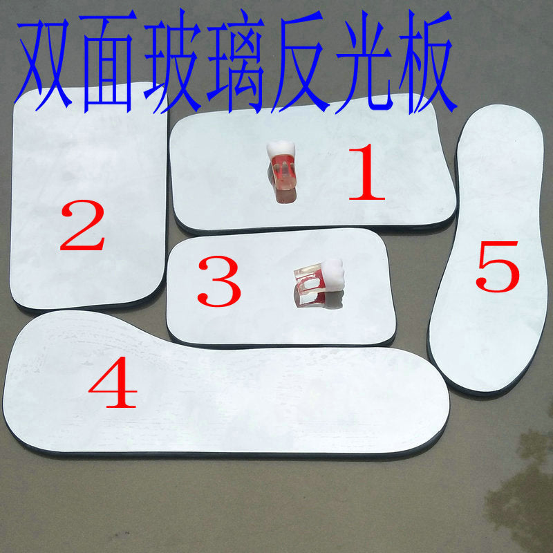 Dental glass reflector Double-sided single-sided stainless steel Orthodontic implant Maxillary buccal and lingual repair Photography Intraoral photography