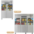 Beverage display refrigerator - vertical, high-capacity beer and beverage cooler for convenience stores and restaurants
