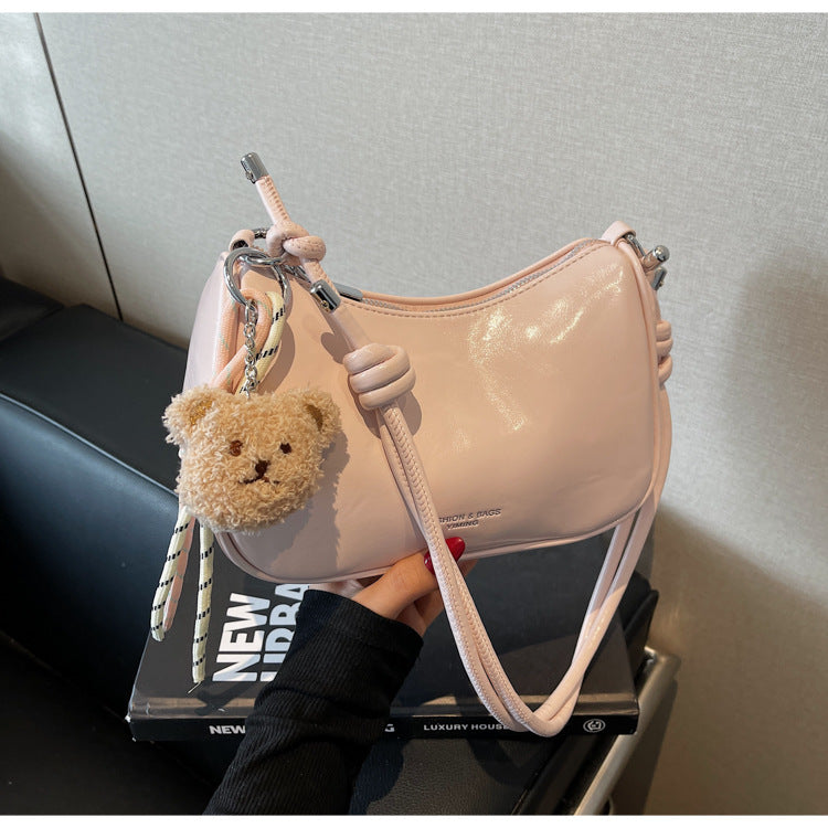 Cross-border retro fashion underarm bag 2025 new simple and versatile pillow bag Korean version of high-end shoulder messenger bag