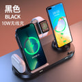 New 6-in-1 wireless charger: multifunctional foldable stand with 15w wireless fast charging for phones, watches, and earbuds