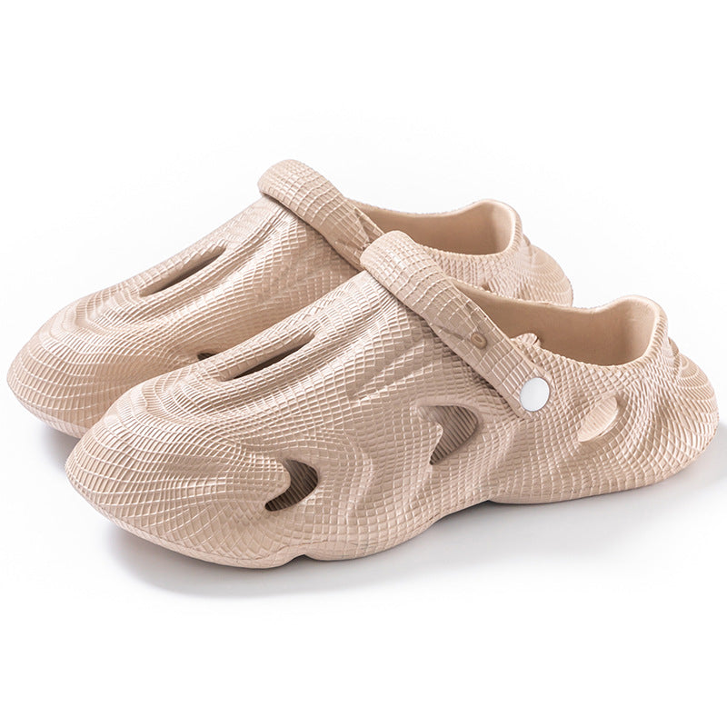 eva clogs men's summernew arrival slippers men's outdoor non-slip stepping on shit toe beach shoes men