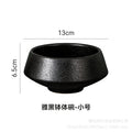 Japanese style creative tableware kiln-turned bowl, household salad bowl, dessert bowl, tall conical bowl for serving dishes