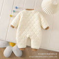 Autumn winter newborn baby one-piece clothes outwear rompers heattech baby boy and girl cartoon super cute clothes