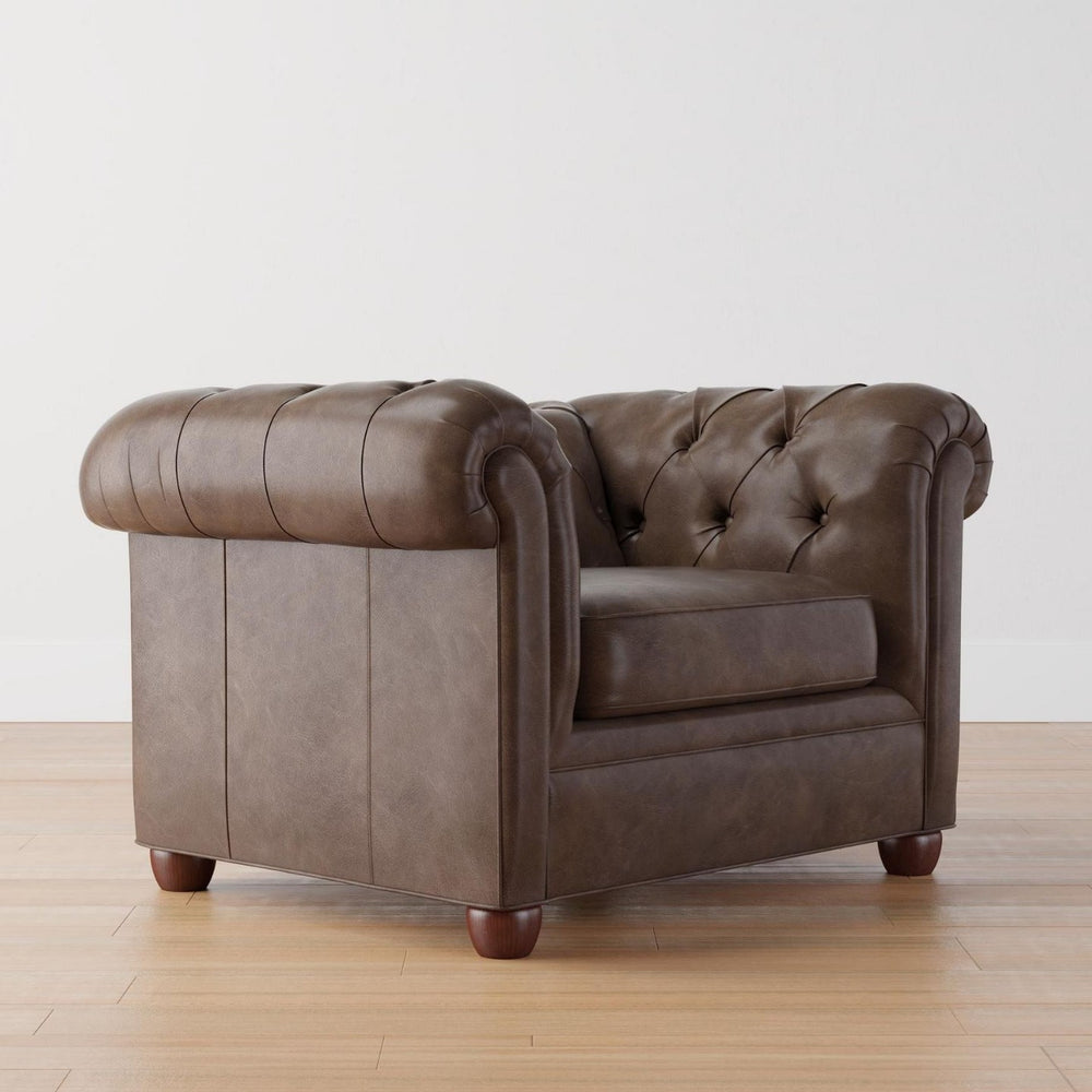 American retro leather sofa, top grain cowhide, living room home use, suitable for small to large apartments, brown leather sofa, mid-century modern classic style