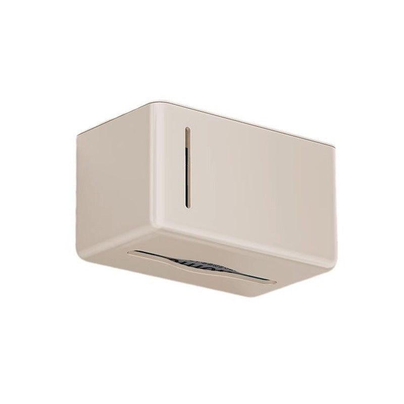 Milk white bathroom tissue box No punching waterproof wall-mounted toilet Roll paper holder Toilet paper box Toilet paper rack