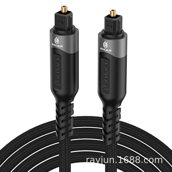 Digital fiber optic audio output cable SPDIF TV power amplifier sound wall ps5 audio adapter cable Customized