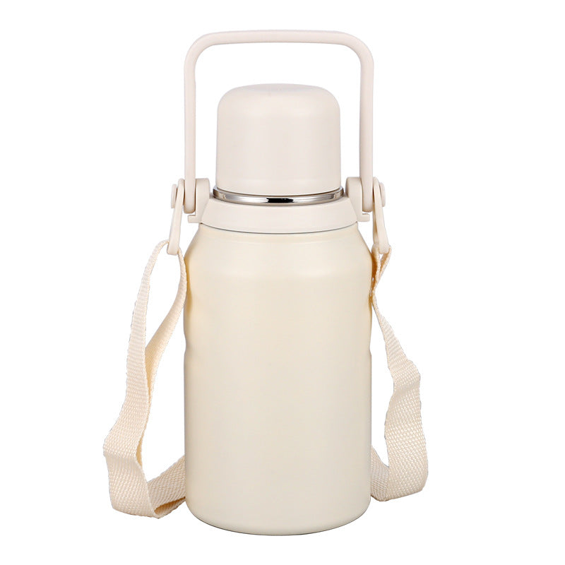 316 large-capacity thermos cup outdoor portable portable kettle stainless steel tea water separation tea making thermal insulation cold water cup