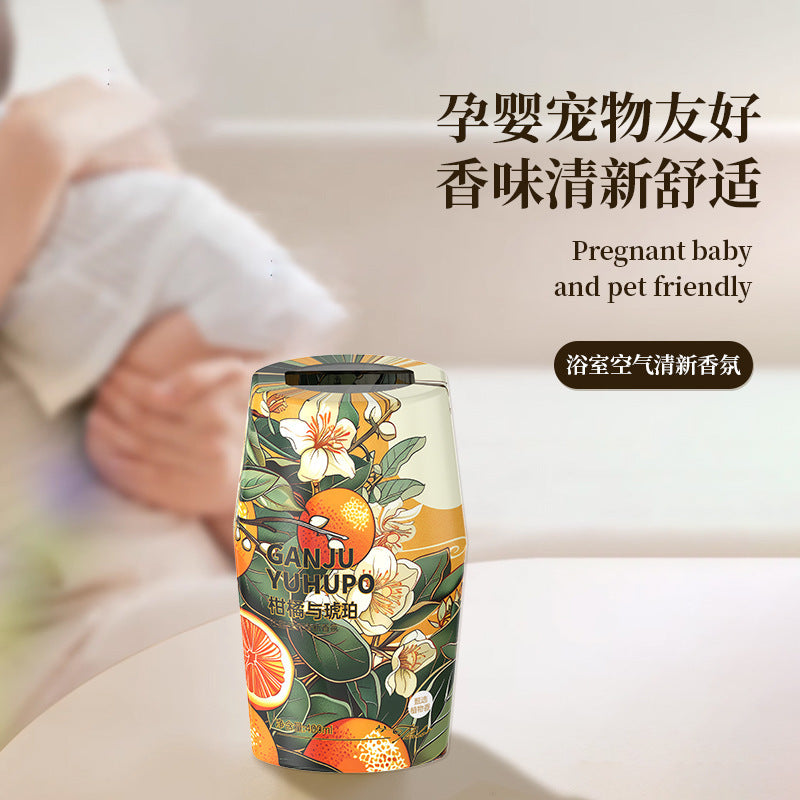 Car air freshener, interior bathroom toilet odor eliminator, long-lasting fragrance, home bedroom scent booster