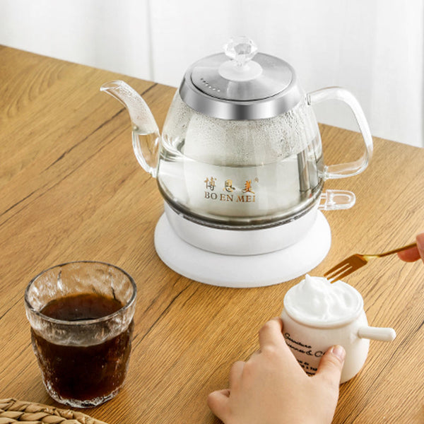 Glass kettle automatic power failure Household transparent tea electric teapot Large capacity open kettle Long mouth electric kettle