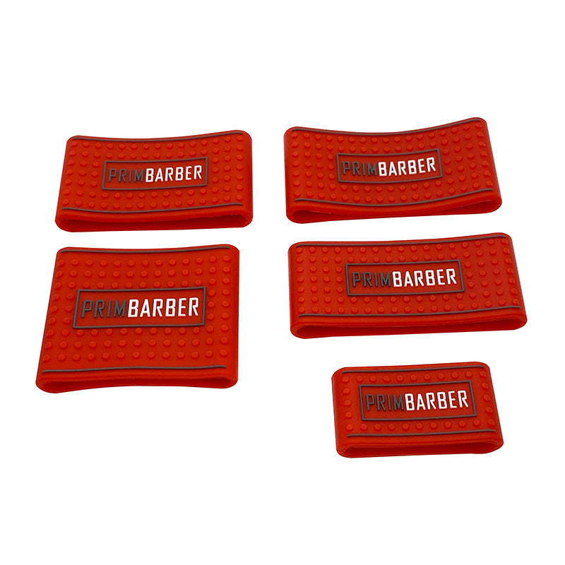 Electric push shear silicone anti-skid leather case Hair clipper Silicone anti-skid leather case Electric push shear anti-skid ring Electric fader protective cover