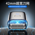 direct sales from the manufacturer: waterproof double-head electric shaver with magnetic floating heads, portable mini beard trimmer