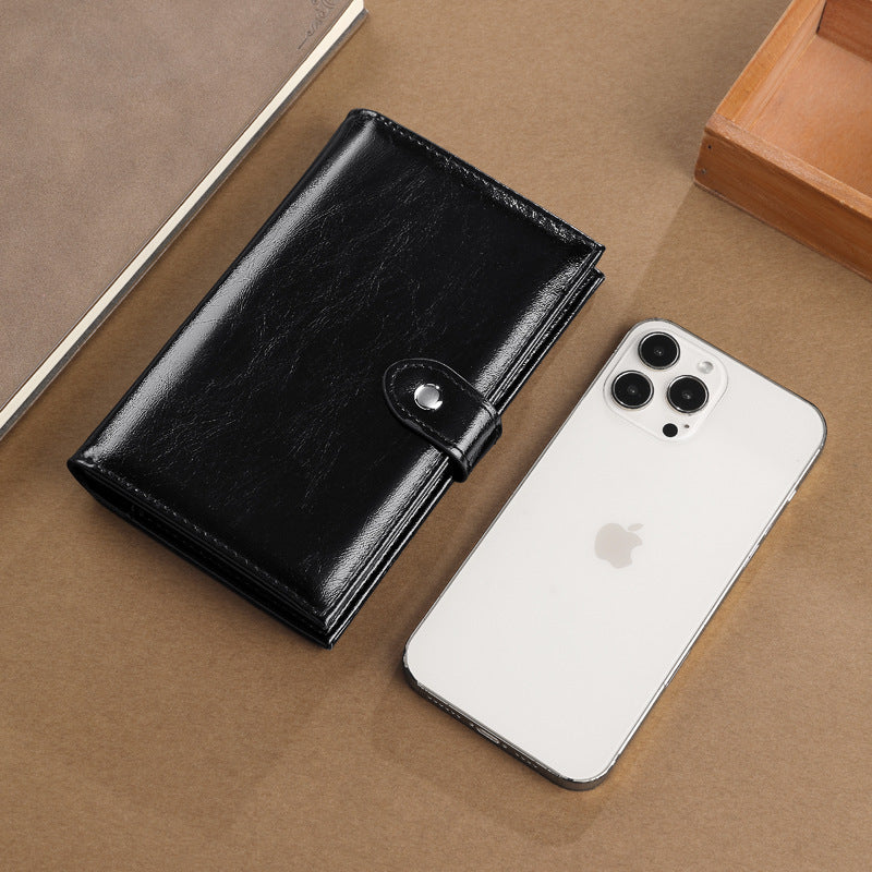 Passport bag Factory direct sales Passport holder Men's multi-functional integrated large-capacity card holder zipper PU leather mobile phone bag wallet