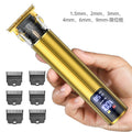 Factory direct oem odm custom t9 professional waterproof vertical grooved electric hair clipper/trimmer - wholesale