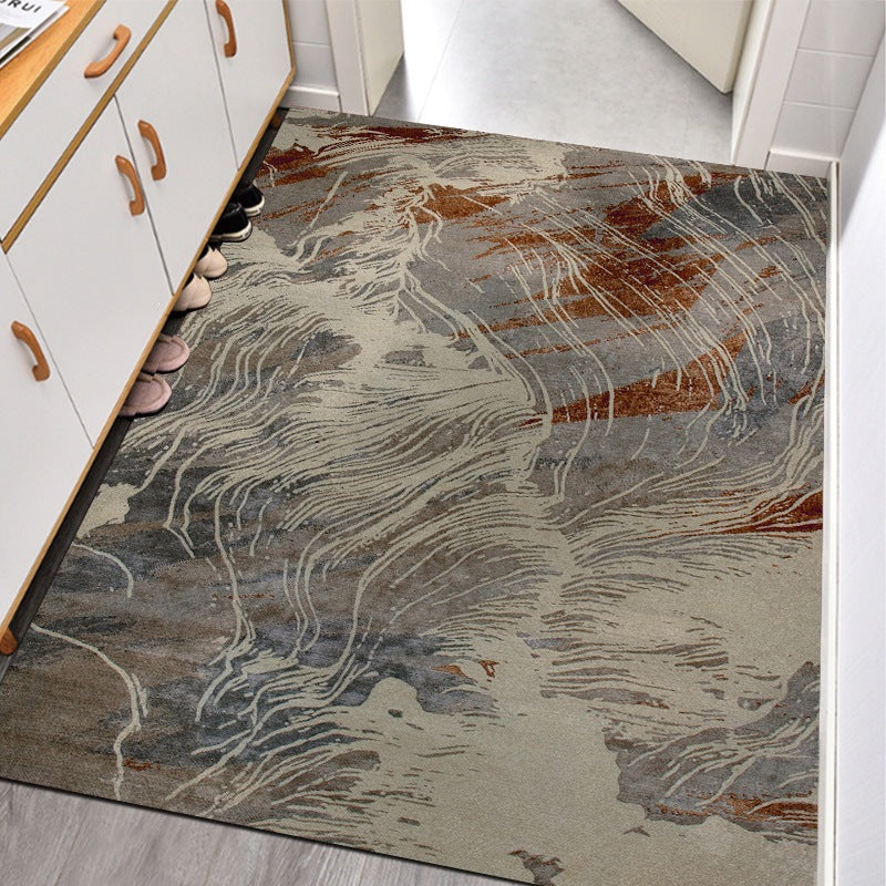 new arrival entrance door mat bathroom absorbent non-slip floor mat diatom mud cuttable carpet entrance door mat