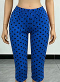 Blue and black pants