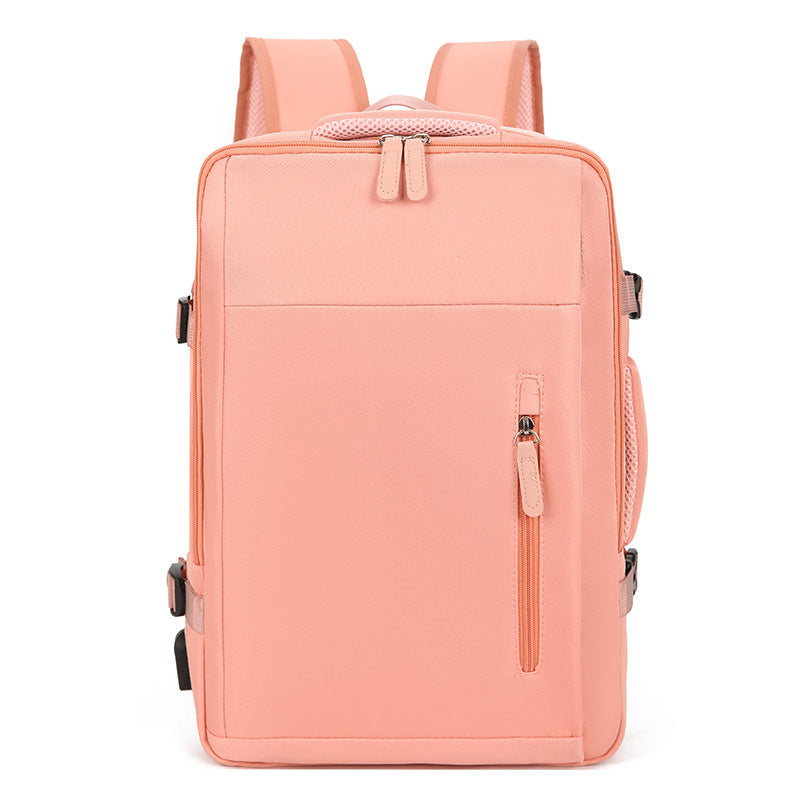 New multi-functional travel backpack simple and fashionable expansion backpack short business trip large capacity laptop bag