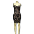 spring new european and american style women's lace trim camisole dress, slim fit bodycon dress,  foreign trade