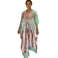 supply of african women's digital printing looseplus size bat shirt abaya special price