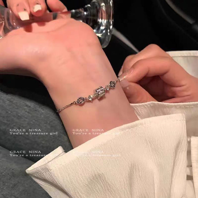 Korean ins trendy pearl bracelet female design nicheeasiest for matchelegant bracelet couple bracelet jewelry wholesale
