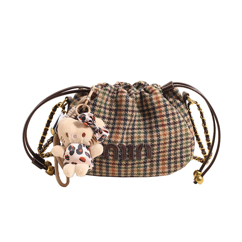 new arrival women's bag fashioneasiest for match shoulder crossbody satchel pleated bag classy sense of style armpit