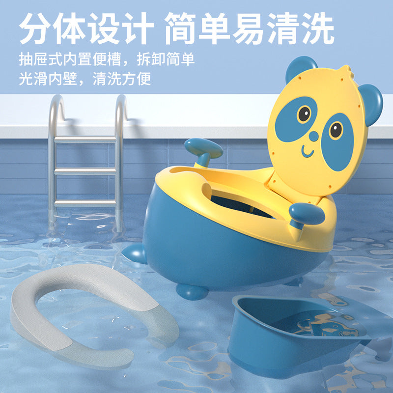 Children's cushioned toilet toilet, male and female baby urinal, children's toilet, indoor children are convenient to move the toilet stool
