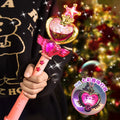 Kids' light-up fairy wand magic stick - colorful glowing musical toy set for girls, princess gift, wholesale