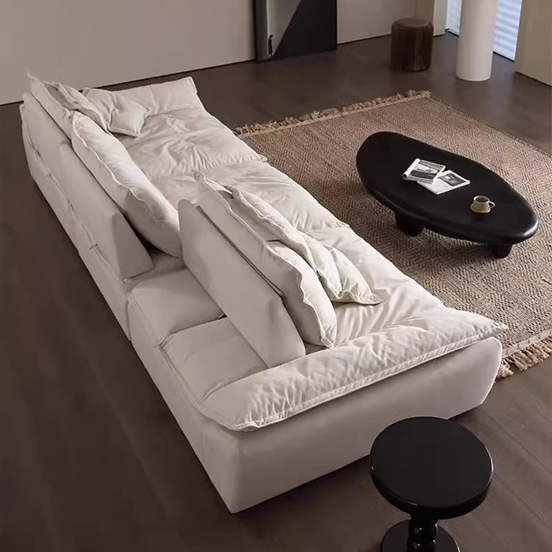 Foshan extra wide seat deep high back adjustable fabric auckland sailboat sofa anti-cat claw cream style sofa