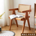 Chair solid wood rattan dining chair rattan chair armrest k chair for homeb&b rattan chair casualnordic dining chair