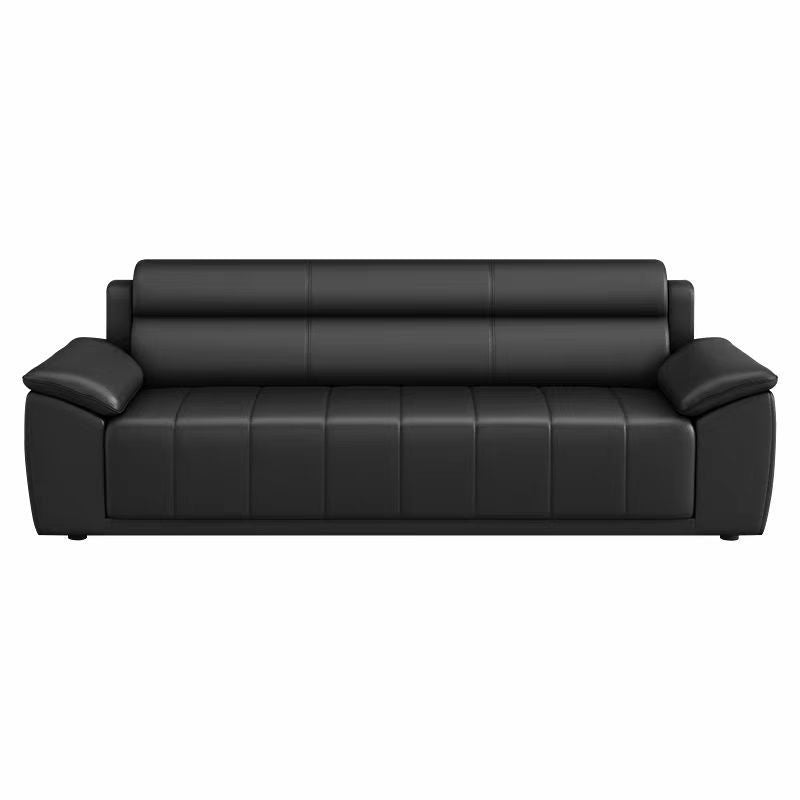 Office sofa reception business casual negotiation living room rest area genuine leather office sofa coffee table combination