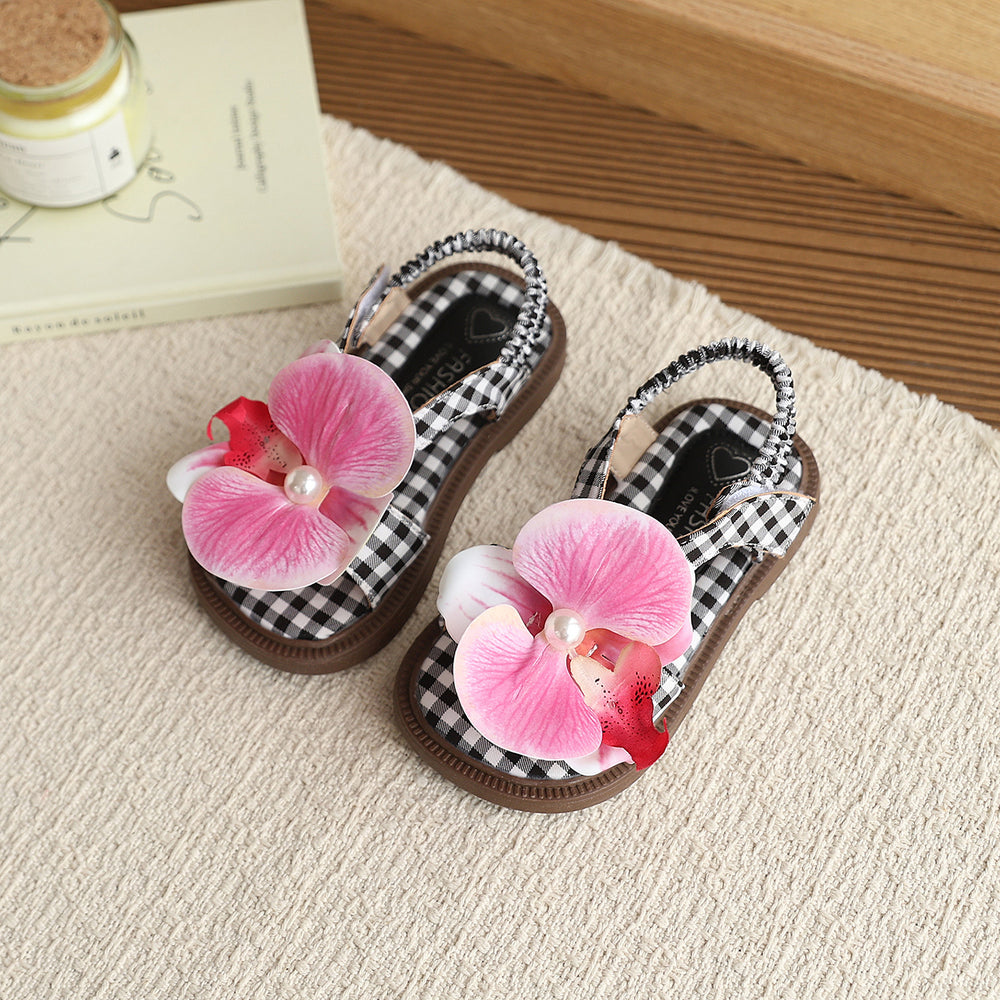 Kids' shoes:  summer new arrivals - stylish bow sandals for girls, soft-soled fashionable princess shoes for little girls