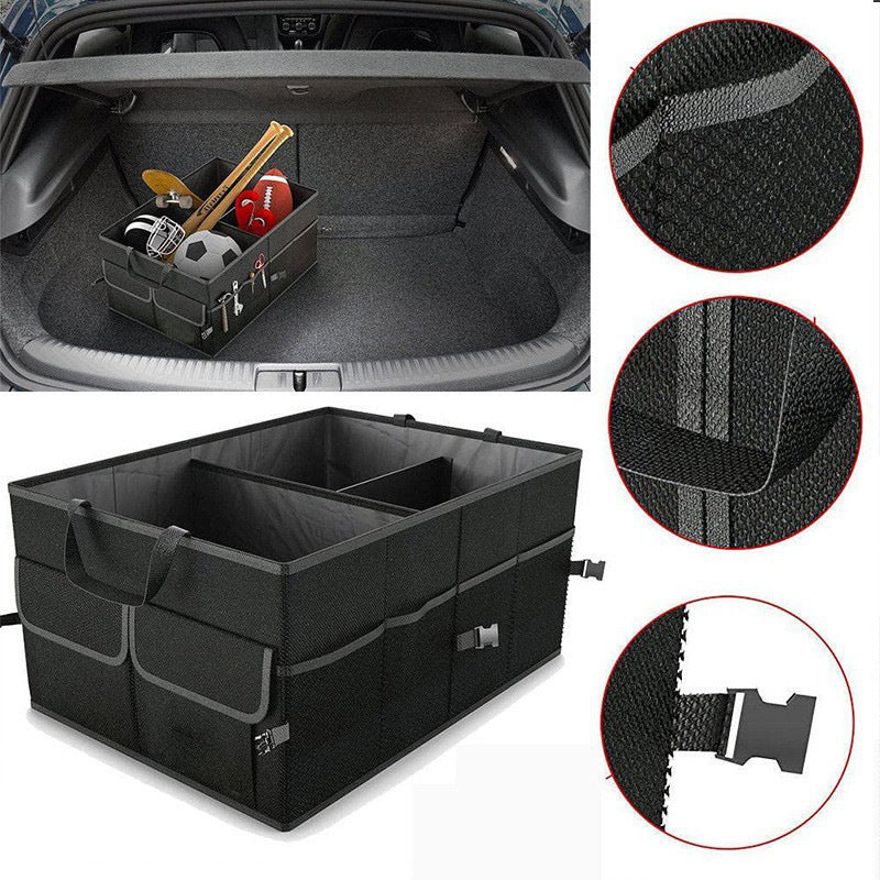 Car Storage Box Folding Multifunctional Trunk Car Storage Box Large Finishing Box in Car
