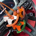 Crazy ins pony pendant cartoon rocking horse cowhide pendant handmade genuine leather bag pendant car keychain