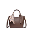 2026 spring new women's silk scarf bag - versatile fashion shoulder & crossbody bag - minimalist solid color work & commute tote bag