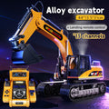 best-selling jumbo remote control multi-functional control panel light and music excavator, a big toy for boys' construction vehicle enthusiasts