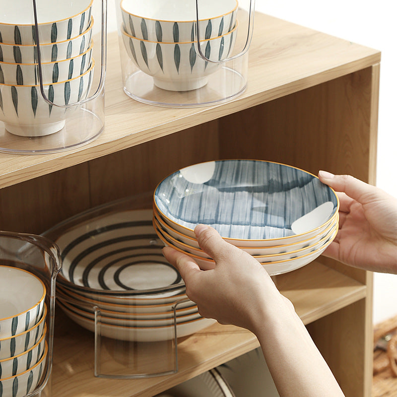 Liheng cabinet built-in tableware, dish rack, small bowl rack, dish storage rack, kitchen dish storage box