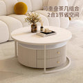 A slate coffee table living room for homecasual modern small apartment cream style accessible luxury round coffee table table combination