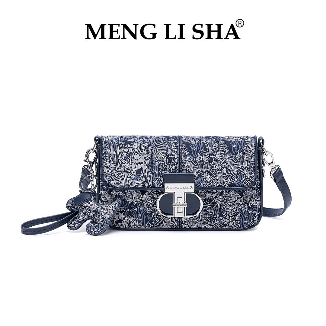 Spring and summer new bag women's high-end small square bag fashionable and simple shoulder messenger bag underarm color matching shoulder bags