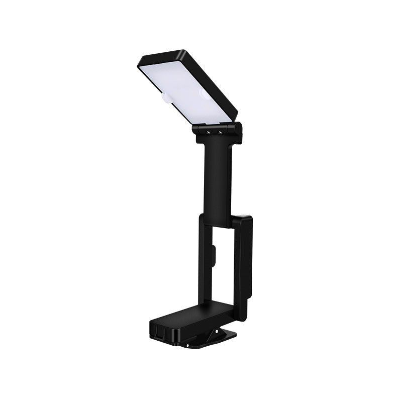 rechargeable led clip-on reading light - mini foldable portable clip-on book light - eye protection reading lamp - small desk lamp